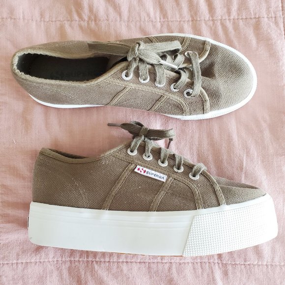 superga grey ash platform